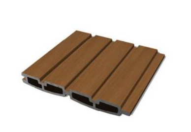 Wavy composite fence