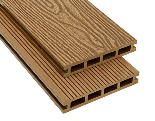 Composite 3D Embossing Decking (square hole)
