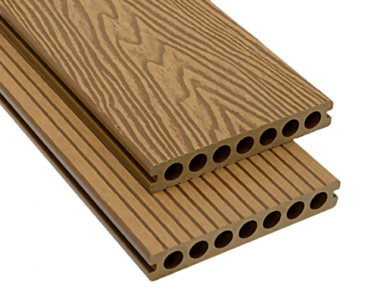 Composite 3D Embossing Decking (round hole)