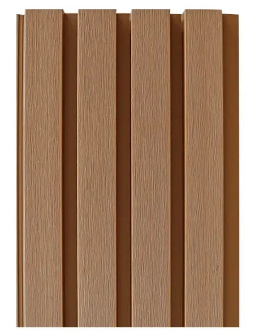 Co-extrusion fluted cladding