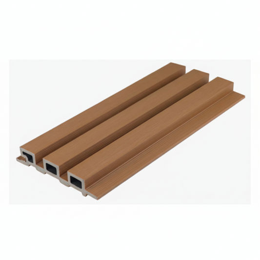 Co-extrusion fluted cladding