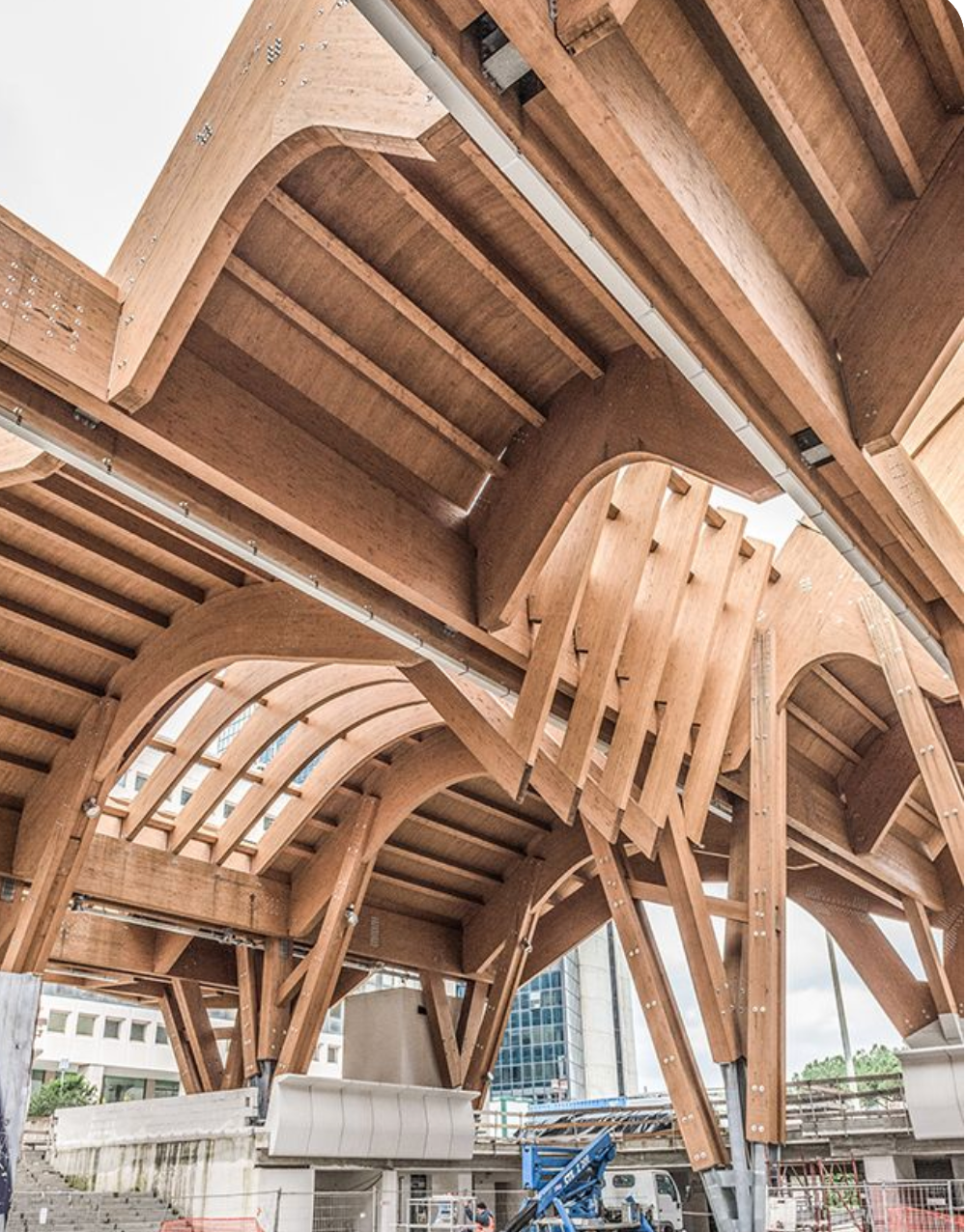 Title:  Wooden House Project: An International Benchmark of Glulam Framing and WPC Decking Subtitle: Integrating Natural Aesthetics with Industrialized Production for Global Competitiveness