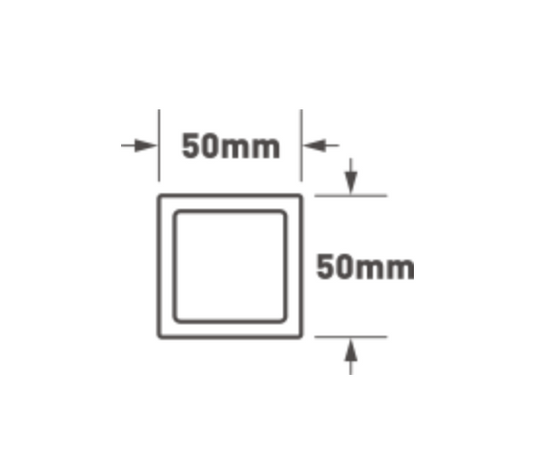 Composite square tube 50*50