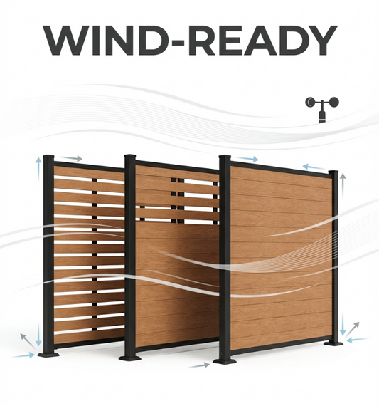 Wind-proof fencing