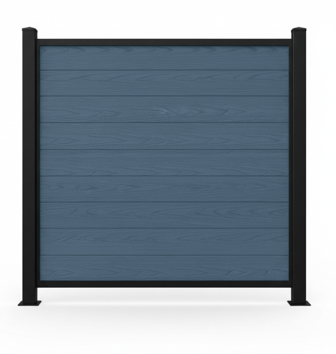 wood plastic composite privacy fencing durable outdoor panels
