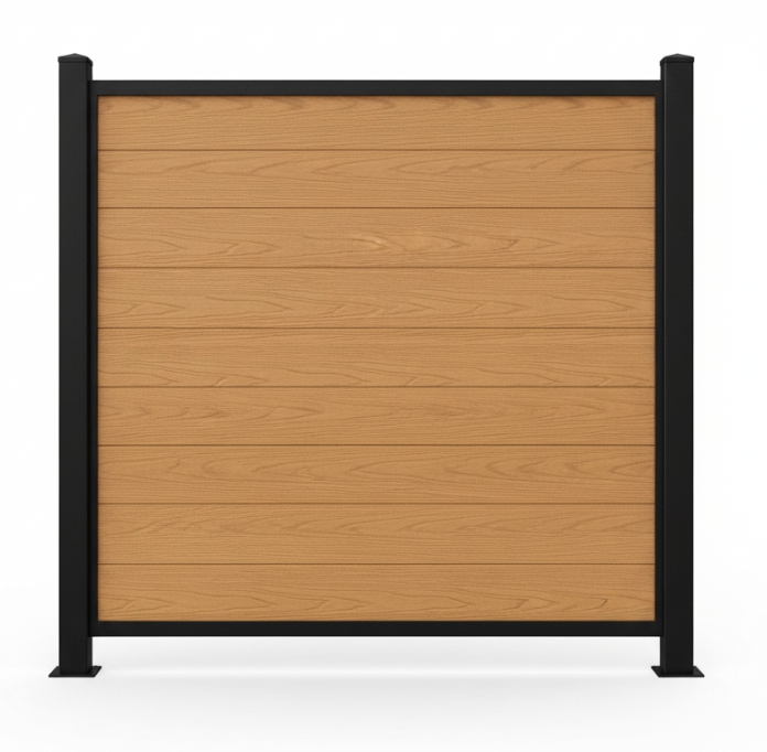 outdoor composite privacy fence low maintenance and durable