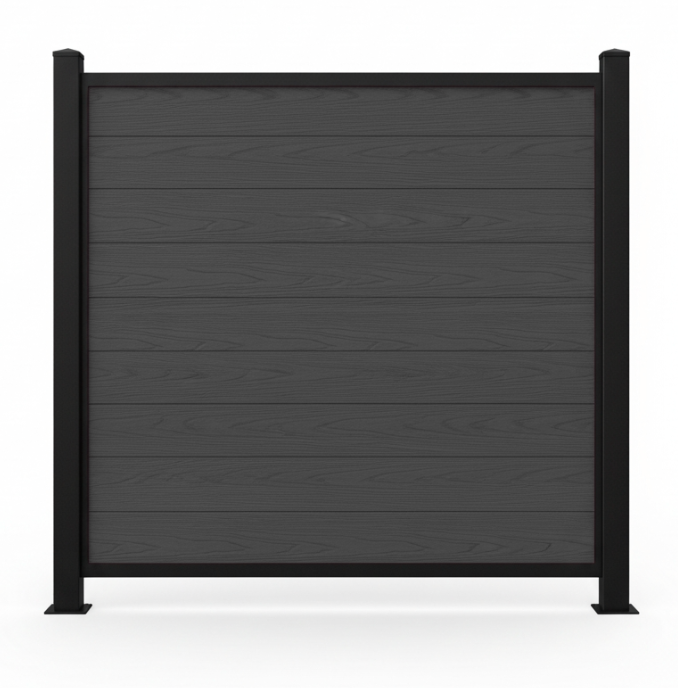 modern WPC privacy fencing for patio and backyard spaces