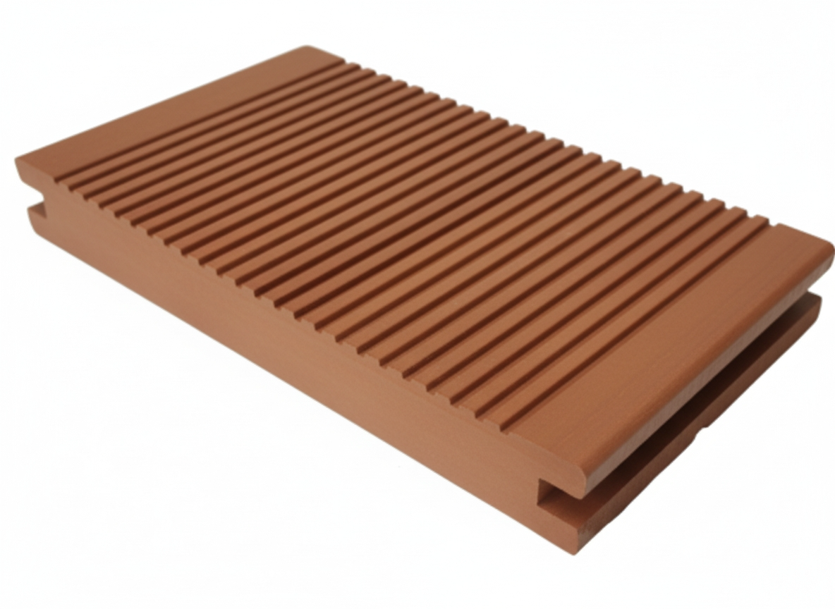 teak wpc decking solid