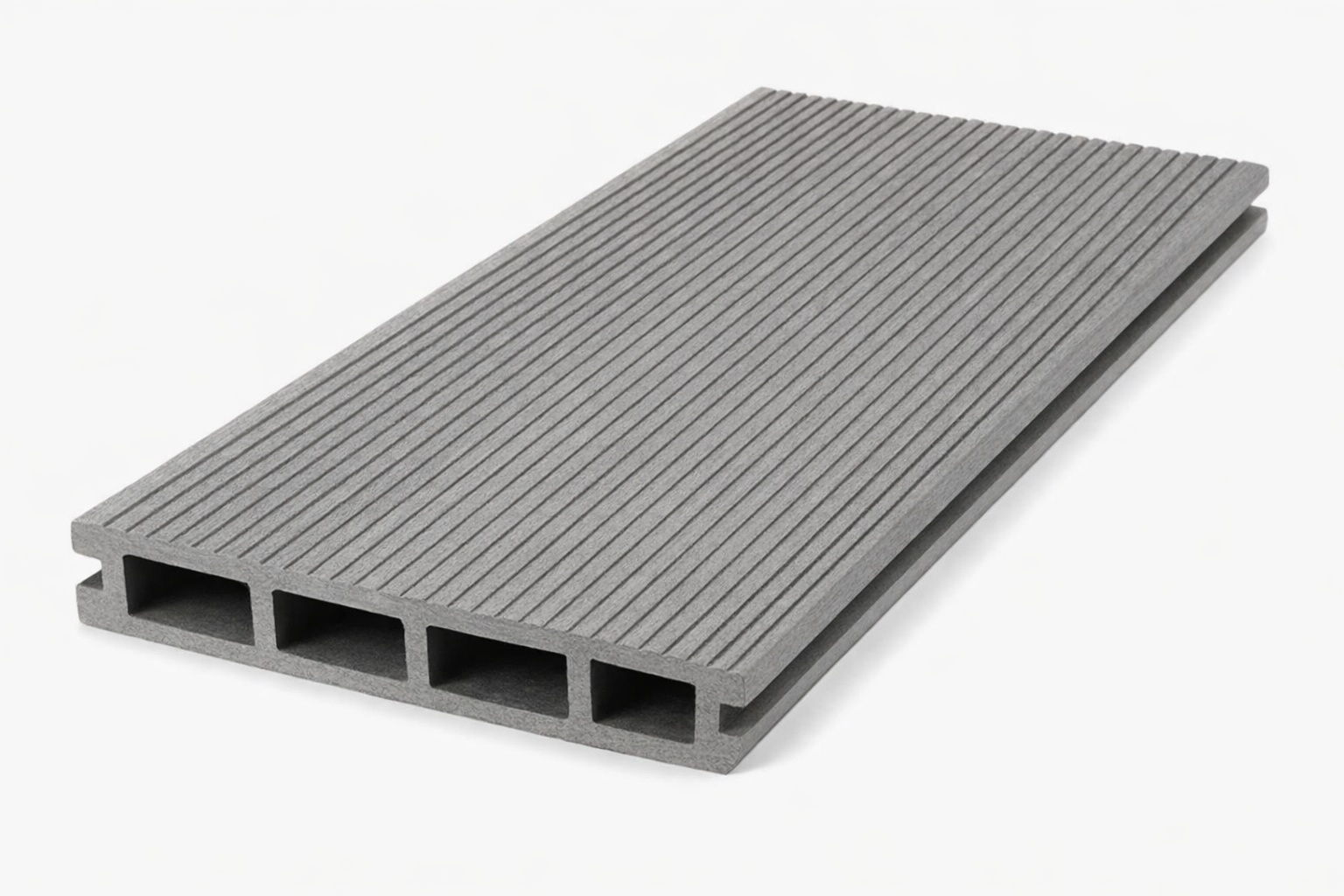 Light grey wpc decking