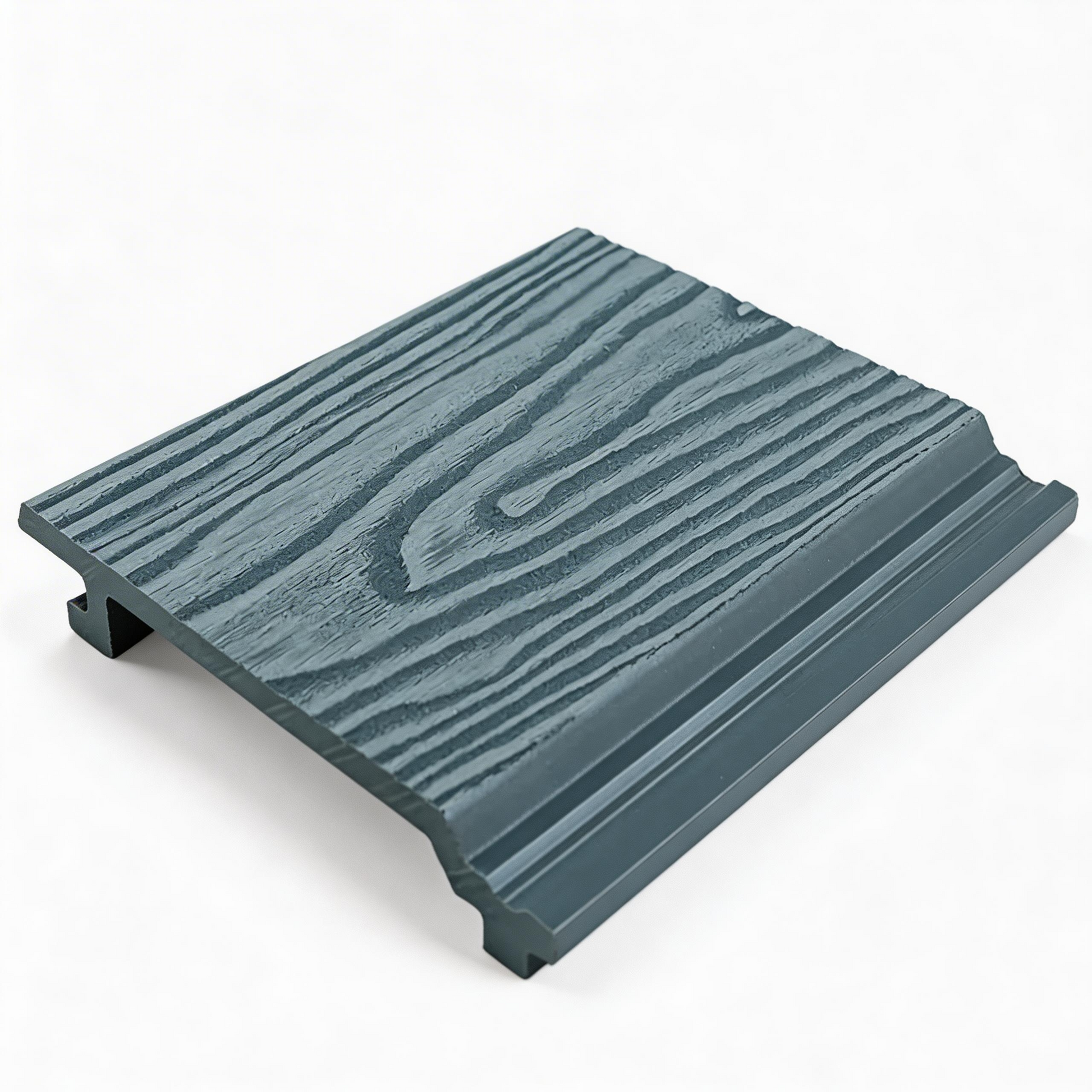 WPC 3D embossed shiplap cladding 145x20.5mm light grey exterior wall cladding wholesale supplier China