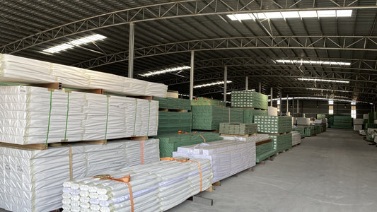 Chinese wpc factory warehouse